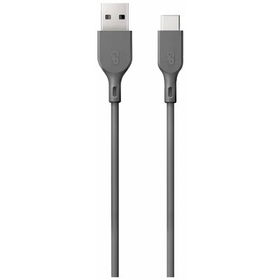 GP USB töltőkábel USB 2.0 USB-A dugó, USB-C® dugó 1.00 m Szürke GPCBCC1NGYUSB191