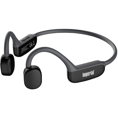 Imperial bluTC active 2 Sport On Ear fejhallgató Bluetooth® Fekete Csontrezgéses fejhallgató, Izzadásálló, Nyakpánt