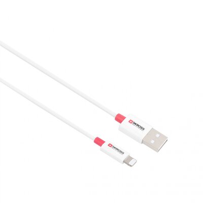 Skross USB kábel USB 2.0 USB-C® dugó 2.00 m Fehér Kerek SKCA0005A-MFI200CN