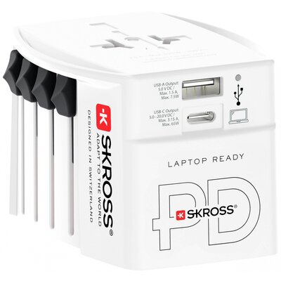 Skross 1302976 Úti adapter MUV AC65PD