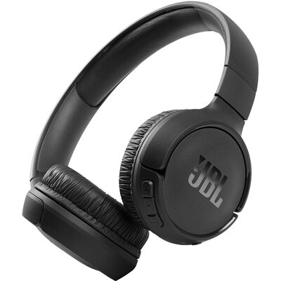 JBL Tune 510BT On Ear fejhallgató Bluetooth® Fekete Headset, Összehajtható, Elemtöltés kijelzés, Mikrofon némítás