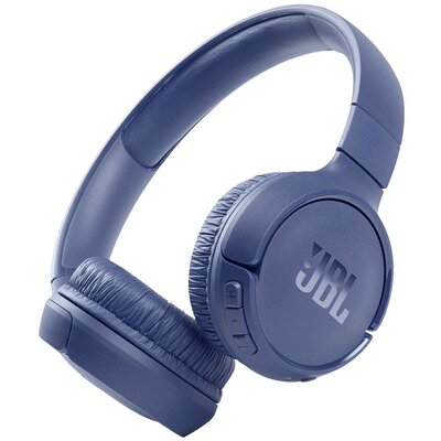 JBL Tune 510BT On Ear fejhallgató Bluetooth® Kék Headset, Összehajtható, Elemtöltés kijelzés, Mikrofon némítás