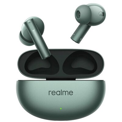 REALME RLMRMA2402GN REALME BUDS AIR 6 bluetooth fülhallgató SZTEREO (v5.3, TWS, mikrofon, aktív zajszűrő, IP55 + töltőtok) SÖTÉTZÖLD