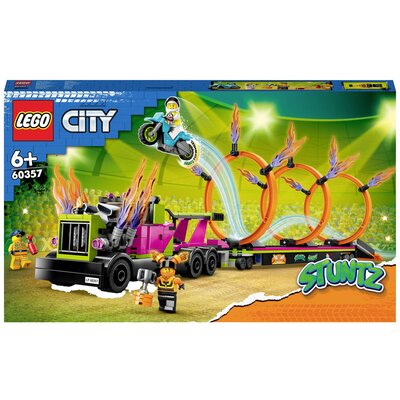 LEGO® CITY 60357 Stunt Truck Fire Tire Challenge-vel