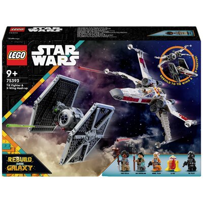 LEGO® STAR WARS™ 75393 TIE Fighter és X-Wing összeállítása