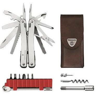 Victorinox Swiss Tool Spirit X Plus Ratchet 3.0236.L Többfunkciós szerszám Funkciószám 36 Ezüst