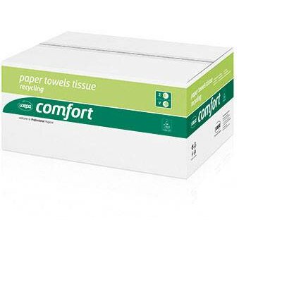 WEPA 277200 comfort Papír kéztörlők (H x Sz) 23 cm x 25 cm Fehér 3200 lap