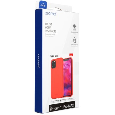 ARAREE Typoskin case for IPHONE 11 Pro Max red