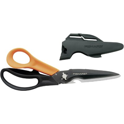 Fiskars 1000809 Univerzális olló Jobbkezes 230 mm Narancs, Fekete