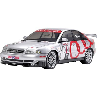 Tamiya 1:10 RC modellautó Elektro Közúti modell Audi A4 Quattro Brushed 4WD építőkészlet TT-01E