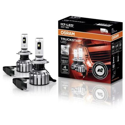 OSRAM 64215DWTS-2HFB LED-es fényforrás Truckstar H7 16 W 24 V