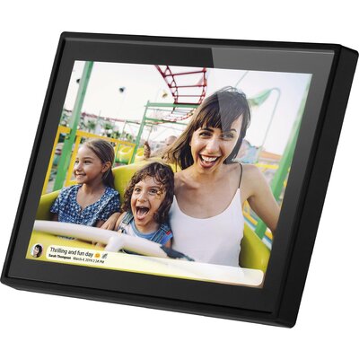 Braun Phototechnik DigiFrame 1019 WiFi schwarz Digitális képkeret 25.7 cm 10.1 coll EEK: C (A - G) 1280 x 800 Pixel 16 GB Fekete