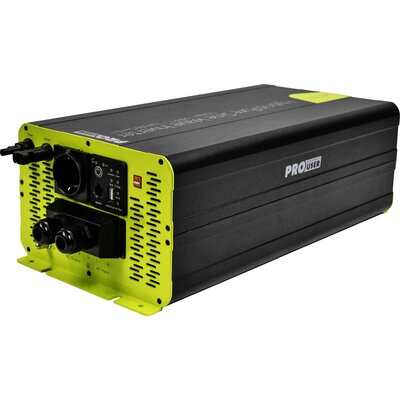 ProUser Inverter PSI1500TX 1500 W 12 V/DC - 230 V/AC Távirányítóval, tiszta szinuszhullám, USV funkció, Beépített töltésszabályozó