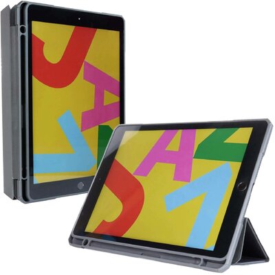 JT Berlin Folio Case (bulk) Tablet tok Apple iPad 10.2 (7. Gen., 2019), iPad 10.2 (8. Gen., 2020) Backcover Fekete (átlátszó)