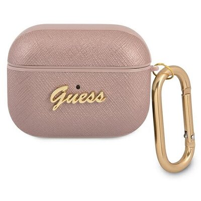 GUESS tok APPLE AirPods Pro GUAPSASMP (Saffiano Script Metal Collection) pink