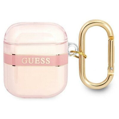 GUESS tok APPLE AirPods 1/2 GUA2HHTSP (Strap Collection) pink