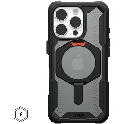 UAG Urban Armor Gear tok PLASMA XTE kompatibilis a MagSafe készülékkel az IPHONE 16 Pro számára fekete / narancssárga