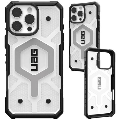 UAG Urban Armor Gear tok PATHFINDER CLEAR kompatibilis a MagSafe készülékkel az IPHONE 16 Pro Max jég