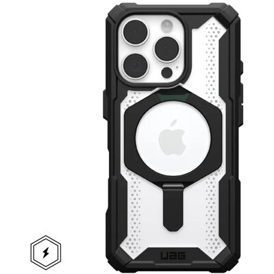 UAG Urban Armor Gear tok PLASMA XTE kompatibilis a MagSafe készülékkel az IPHONE 16 Pro számára fekete / tiszta