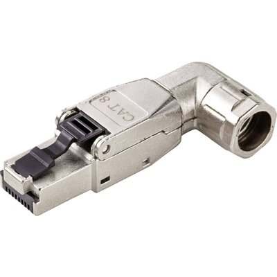 Szerszámmentes STP csatlakozó 8P8C CAT 8.1 RJ45, Renkforce RF-4601166