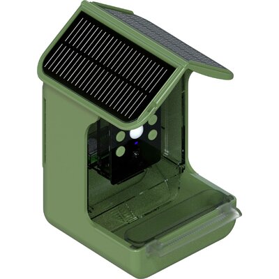 Braun Phototechnik Bird Cam 130 Solar Vadmegfigyelő kamera takarmányadagolóval Zöld