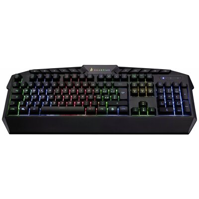 Verbatim SureFire KingPin RGB Gaming Multimedia Keyboard QWERTY Italian Vezetékes Gamer billentyűzet Olasz, QWERTY Fekete Világít