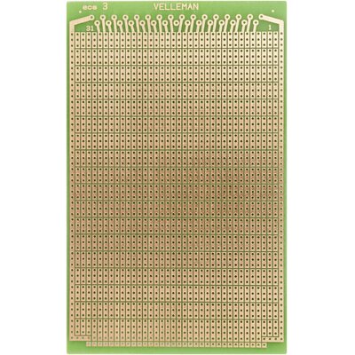 Velleman ECS3 Euro panel (H x Sz) 160 mm x 100 mm Tartalom 1 db