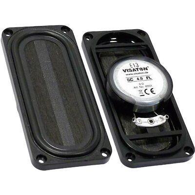 Visaton SC 4.9 FL - 8 Ohm 3.5 coll 9 cm Szélessávú hangszóró 4 W 8 Ω Fekete Fa membrán, ovális