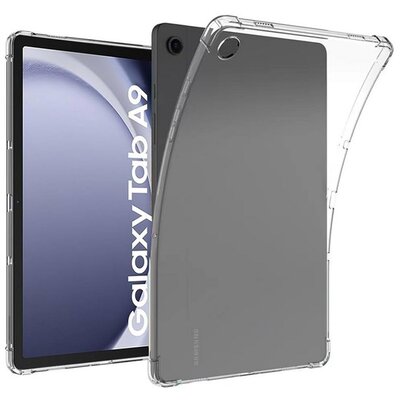 Designed for SAMSUNG szilikon telefonvédő (ütésállóság, légpárnás sarok) ÁTLÁTSZÓ [Samsung Galaxy Tab A9 LTE (SM-X115) / Galaxy Tab A9 WIFI (SM-X110)]