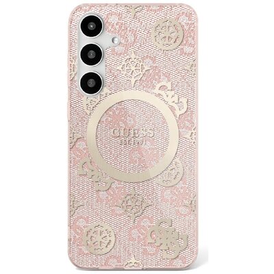 GUESS tok SAMSUNG S25 GUHMS25SH4PYEEP (Magnetic IML Peony on 4G Background) pink