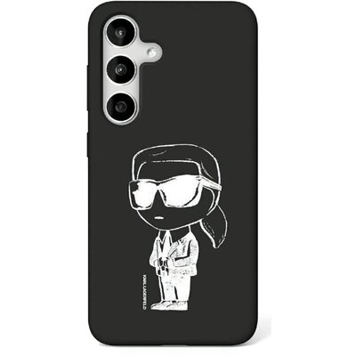 KARL LAGERFELD tok SAMSUNG S25 KLHMS25SPNYKGRTK (Magnetic Silicone Graffiti Ikonik) black