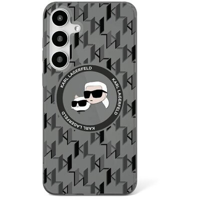 KARL LAGERFELD tok SAMSUNG S25 KLHMS25SHMCKMHK (Magnetic IML Metal Monogram KC Heads) black