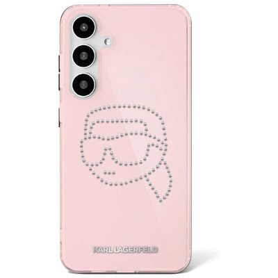 KARL LAGERFELD tok SAMSUNG S25 KLHCS25SHKHDCELP (IML Rhinestones K Head) pink