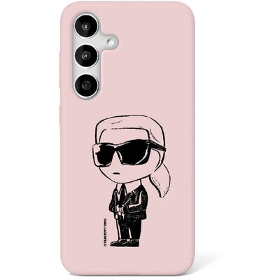 KARL LAGERFELD tok SAMSUNG S25 KLHMS25SPNYKGRTP (Magnetic Silicone Graffiti Ikonik) pink