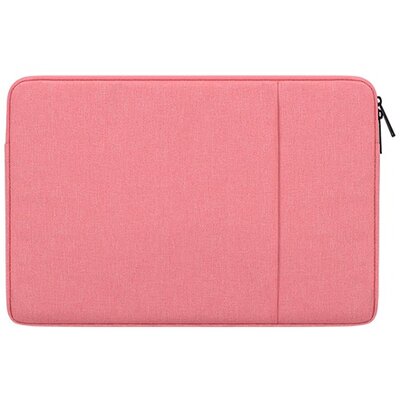 DEVIA JUSTYLE tok fekvő, textil LAPTOP/NOTEBOOK/TABLET (univerzális, vízálló, 13,3" méret) RÓZSASZÍN