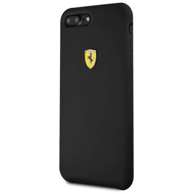 Ferrari SF iPhone 8 Plus fekete szilikon hátlap