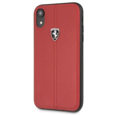 Ferrari Heritage iPhone XR piros csíkos/kemény tok