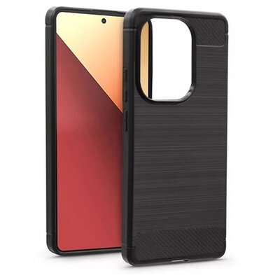 Haffner HF284014 Xiaomi Redmi Note 13 Pro 4G/Poco M6 Pro 4G Carbon fekete szilikon hátlap