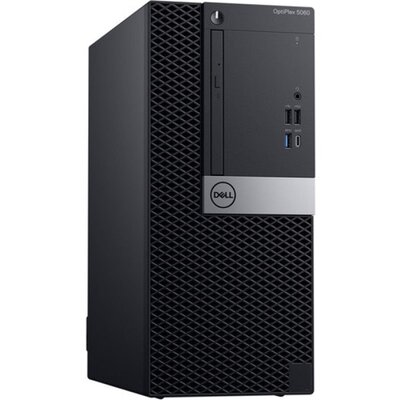 Dell Optiplex 5060 MT/i5-8500/16GB/512GB SSD/Win Pro COA/fekete asztali számítógép (Használt A+,felújított)