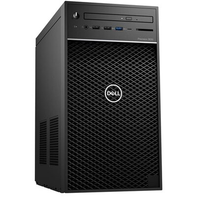 Dell Precision 3630 MT/i5-9500/16GB/512GB SSD/Win Pro COA/fekete asztali számítógép (Használt A)