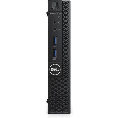 Dell Optiplex 3050 Micro/i5-7600T/16GB/512GB SSD/Win Pro COA/fekete asztali számítógép (Használt A+,felújított)