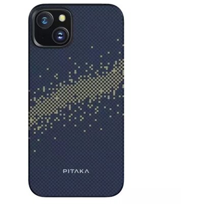 Pitaka 129436 MWG iPhone 15 kék aramid hátlap