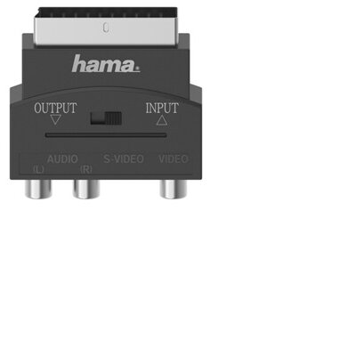 Hama 205268 FIC AV SCART-3RCA-SVHS be/ki adapter