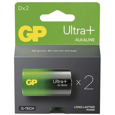 GP Ultra Plus alkáli elem LR20 (D) 2db