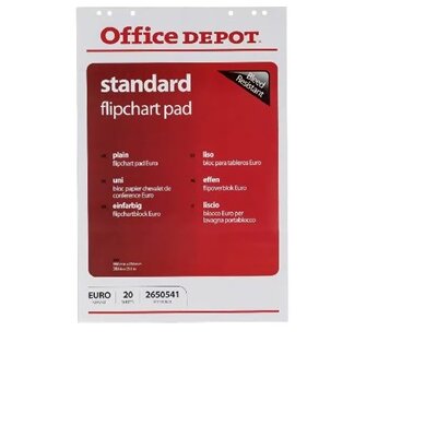 Office Depot/Viking 5x20 lap fehér flipchart papír