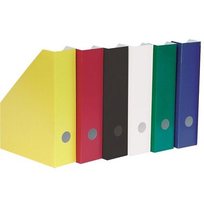 Herlitz 7cm karton fekete iratpapucs