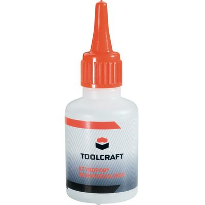 Polisztirol, Styropor pillanatragasztó 50g Toolcraft Styrodur