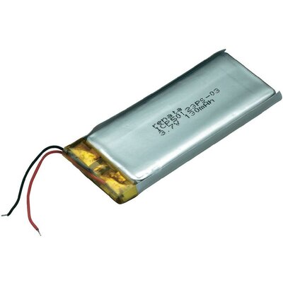 Renata lítium-polimer akku 3,7 V, 130 mAh, 31,5 x 12,5 x 5,4 mm, ICP50123PS